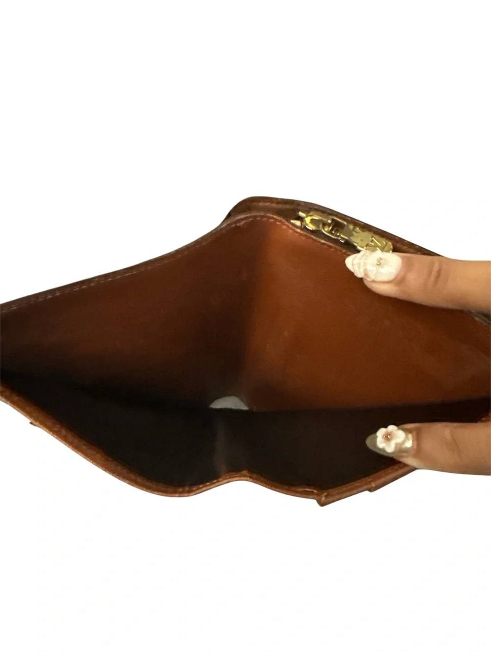 Louis Vuitton Monogram Porte-Papier zip wallet in Brown and Gold-Tone